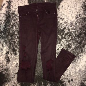 Carmar Ripped Knee Skinny Jeans